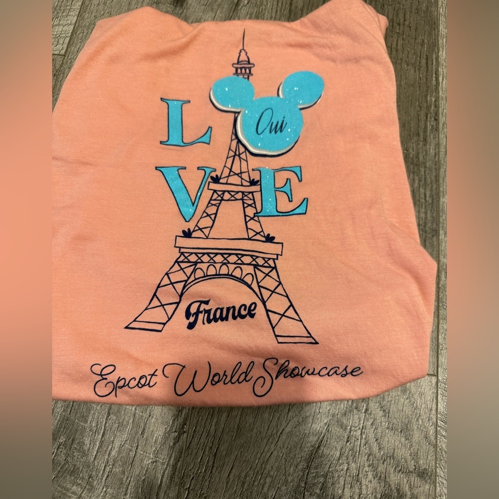Disney Kids Eiffel Tower Graphic Tee - Orange